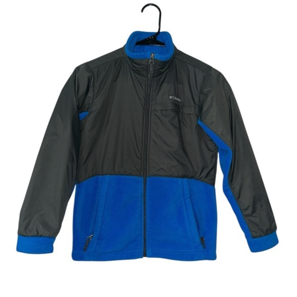 Columbia Steens Mountain Jacket‎ Boys Youth Medium
 Bluer and Gray Fleece
